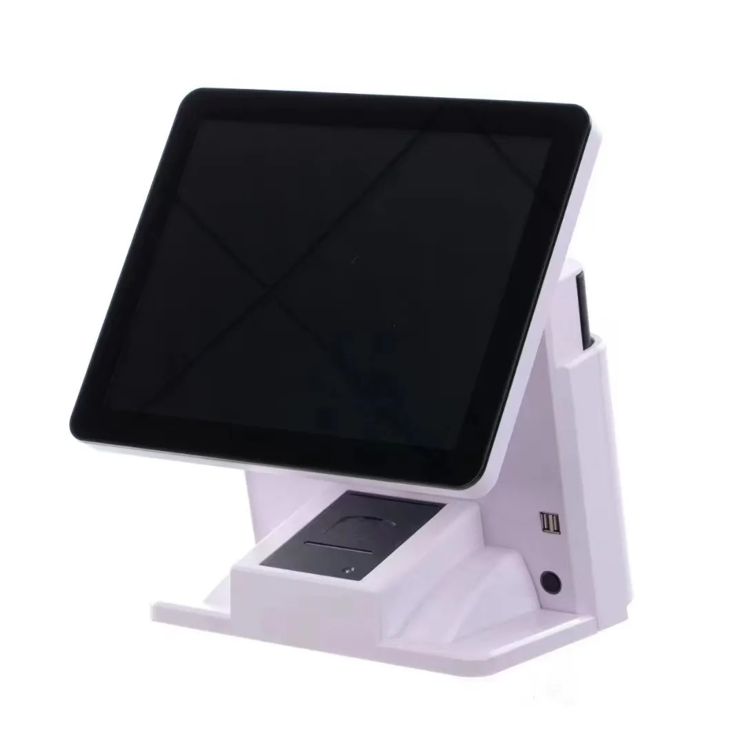 رخيصة Win 10 / Android google SERVER 15.4 بوصة نقطة البيع شاشة تعمل باللمس آلة الخروج، مطعم أنظمة POS #2