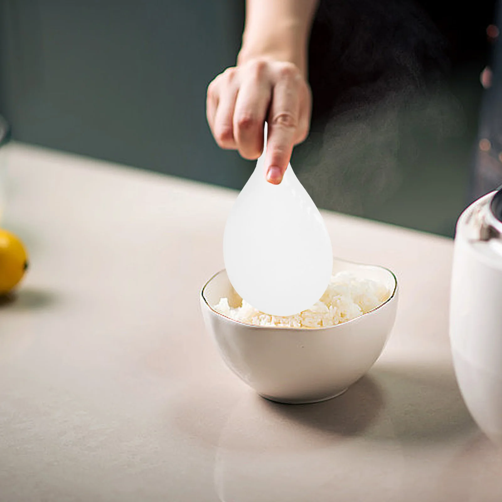 

2pcs Reusable Scoop Non-Stick Kitchen Rice Paddle Spoon Long-Lasting Handheld Compact Household Rice Spatula For Hot Oil Safe
