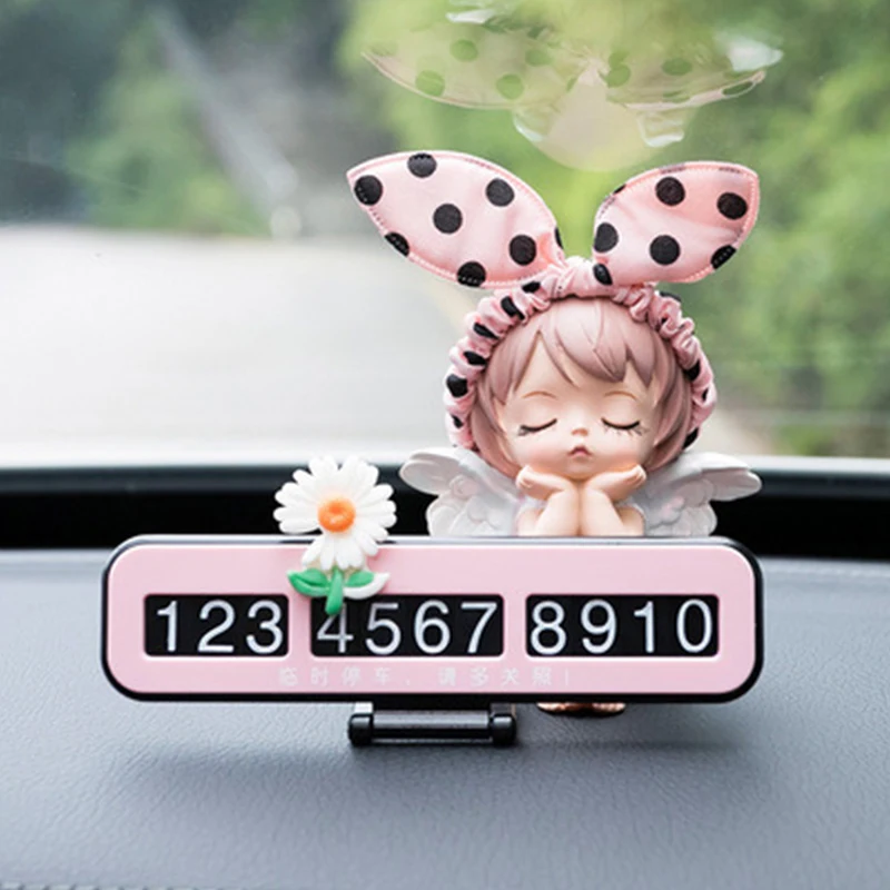 

Creative Car Temporary Parking License Plate Parking Mobile Phone Auxiliary Card Cute Transfer Card To Give Birthday Gifts