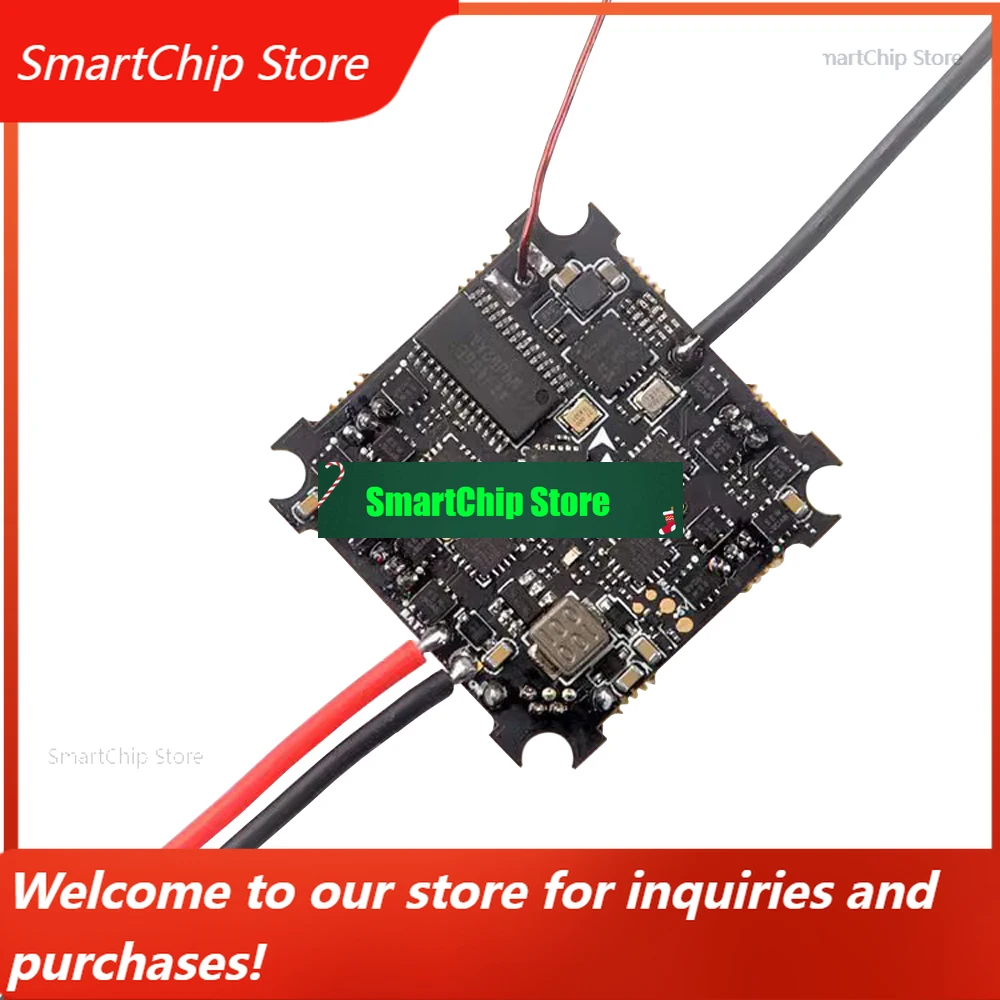 StoreHappyModel Crazybee F4 Lite 1s MPU-6000 Betaflight Flight Controller Built-in 5.8G VTX, Blheli_S 4in1 ESC Frsky/FlDrone Pa
