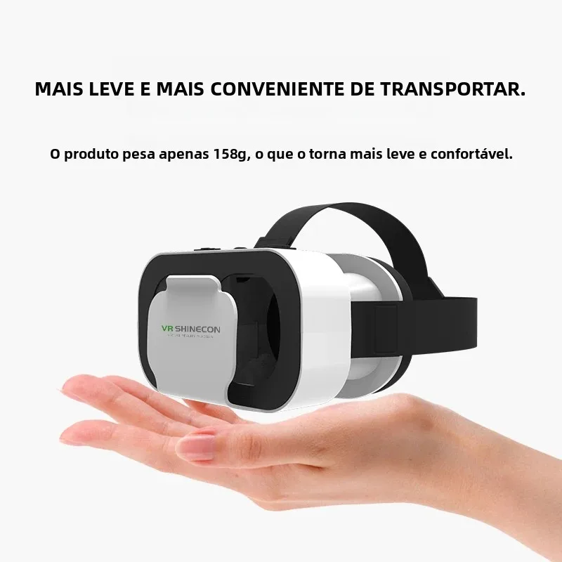 Lentes para Capacete Inteligente, Óculos VR 3D, Realidade Virtual, Dispositivos de Headset para Celular e Smartphones