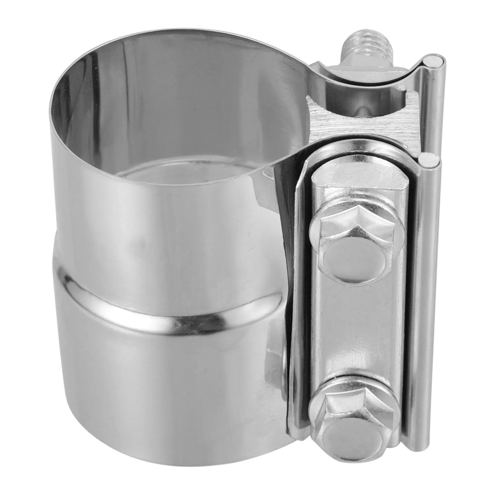

Stainless Steel Exhaust Clamp for Car Modification Quick Install Secure Fit for Automotive Exhaust Tubes 2 Inch Band Clamp