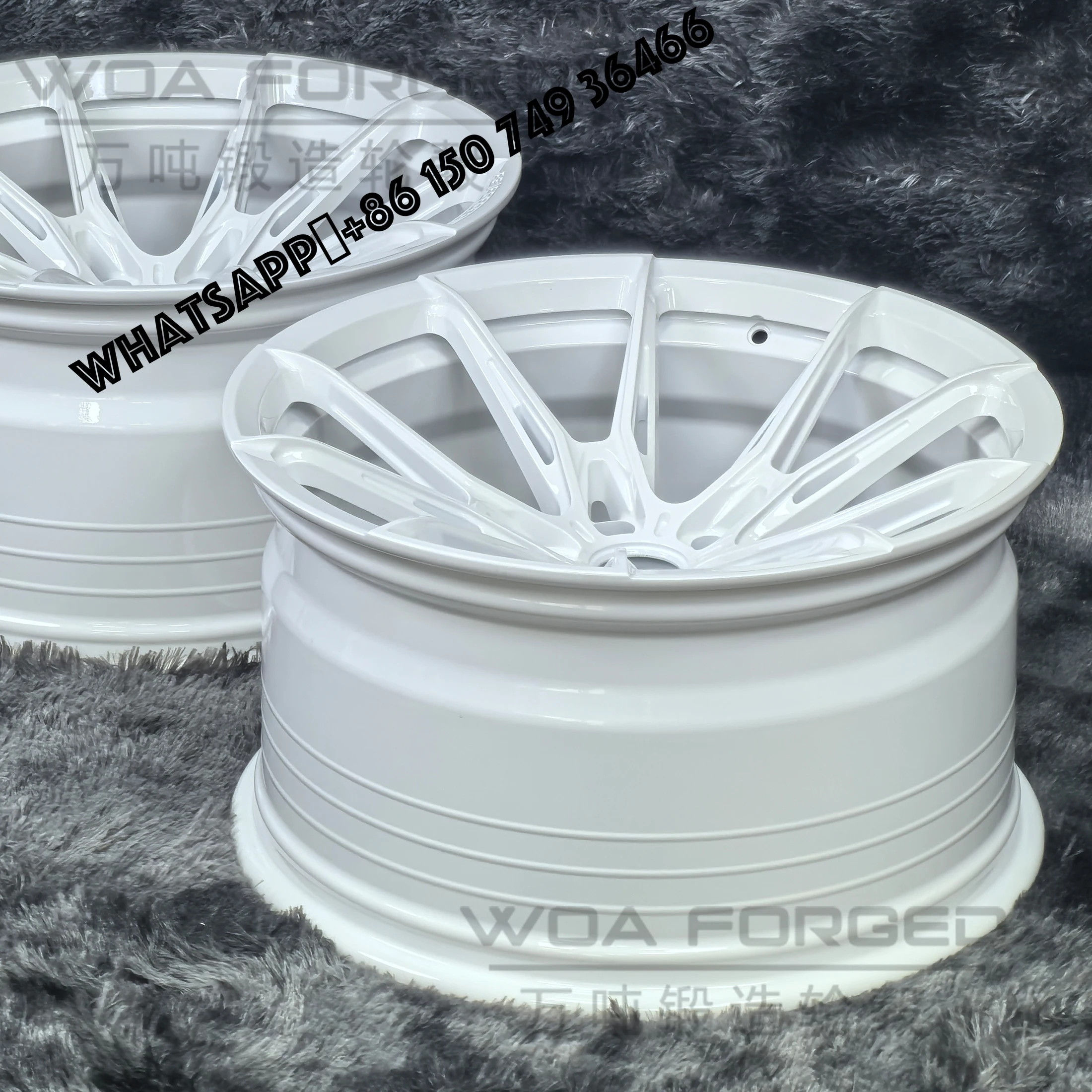 

New R.2 FG Deep Dish Racing Car Stylish Muscular 18-22 Inch Forged Aluminum Chrome Polished Low Weight Passenger Car Wheels