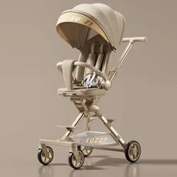 New Baby Stroller Lightweight & Foldable Infant Stroller To Explore with Large Sleep Shade Super Load-bearing Baby