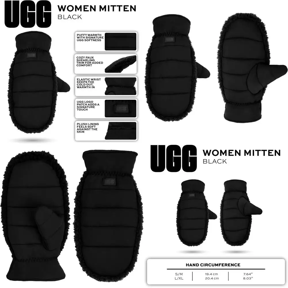 

womens Aw fluff Mitten