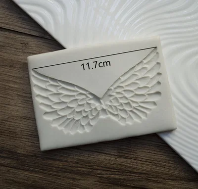 PRZY Angel Wings Mold Silicone Fondant Molds Cake Decorating Tools Handmade Resin Mould Silicone Rubber Clay Mould Aroma Moulds