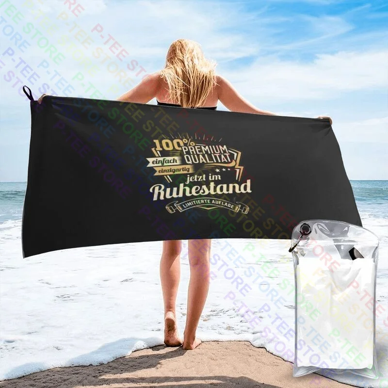 Geburtstag 100 Premium Qualitat Im Ruhestand Quick dry Towel Surf Portable Good Quality