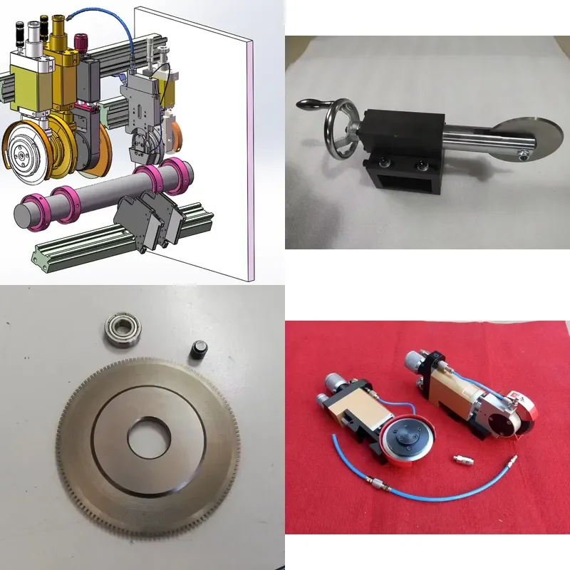 Custom Drawing Services Superior Non-Woven PVC Slitting Pneumatic Blade Knife Set Pneumatic Bearing Gear Core Manufactured
