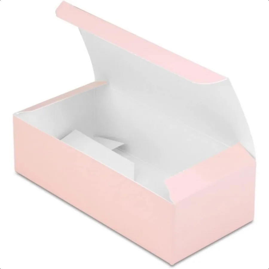 

Biscuits Lasso Pink Boxes 10 Pcs 1 2 lb Mini Cake Box Bakery Collapsible Paper Case Homemade Treats Candy Pastry Pie Cupcakes
