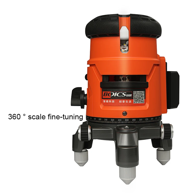 Ultra Bright Outdoor Green Laser Level 2 Line Positioning Self-Leveling Horizontal Vertical Cross Light Power Display