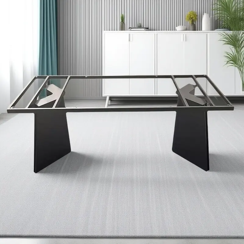 Light luxury table leg bracket marble table leg base luxury stone tea table shelf rock slab desk support foot customization 4
