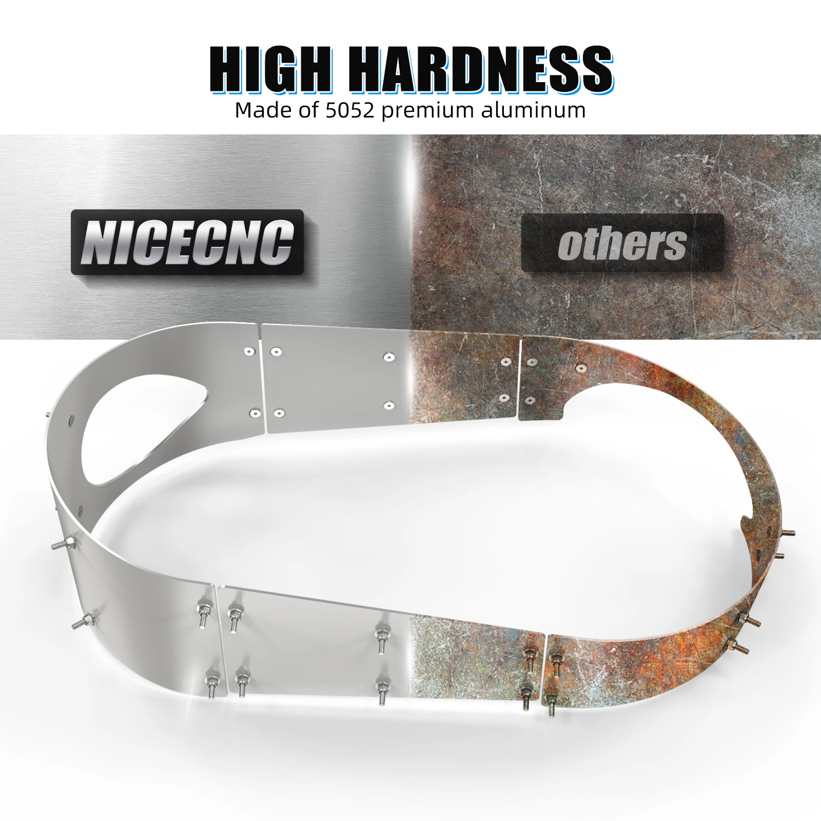 NICECNC for Can Am Maverick X3 UTV Belt Clutch Cover Guard for Can-Am X3 2017-2021 R RR Max Turbo Aluminum Parts #420212605