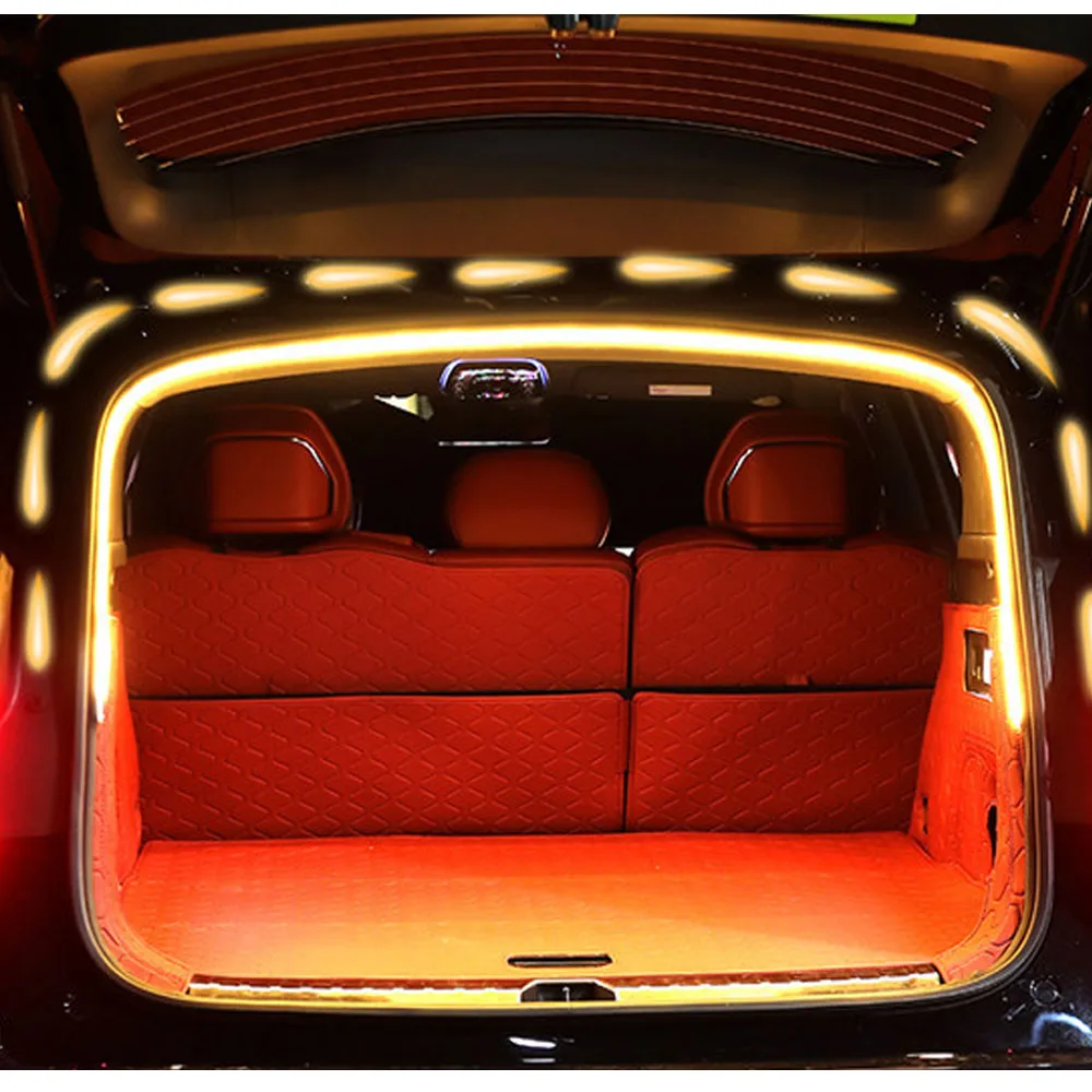 Fit For Zeekr 8X 2026-2027 Car Trunk Light Strip Interior Cargo Ambient Lamp Induction Led Lighting Modification Accessories