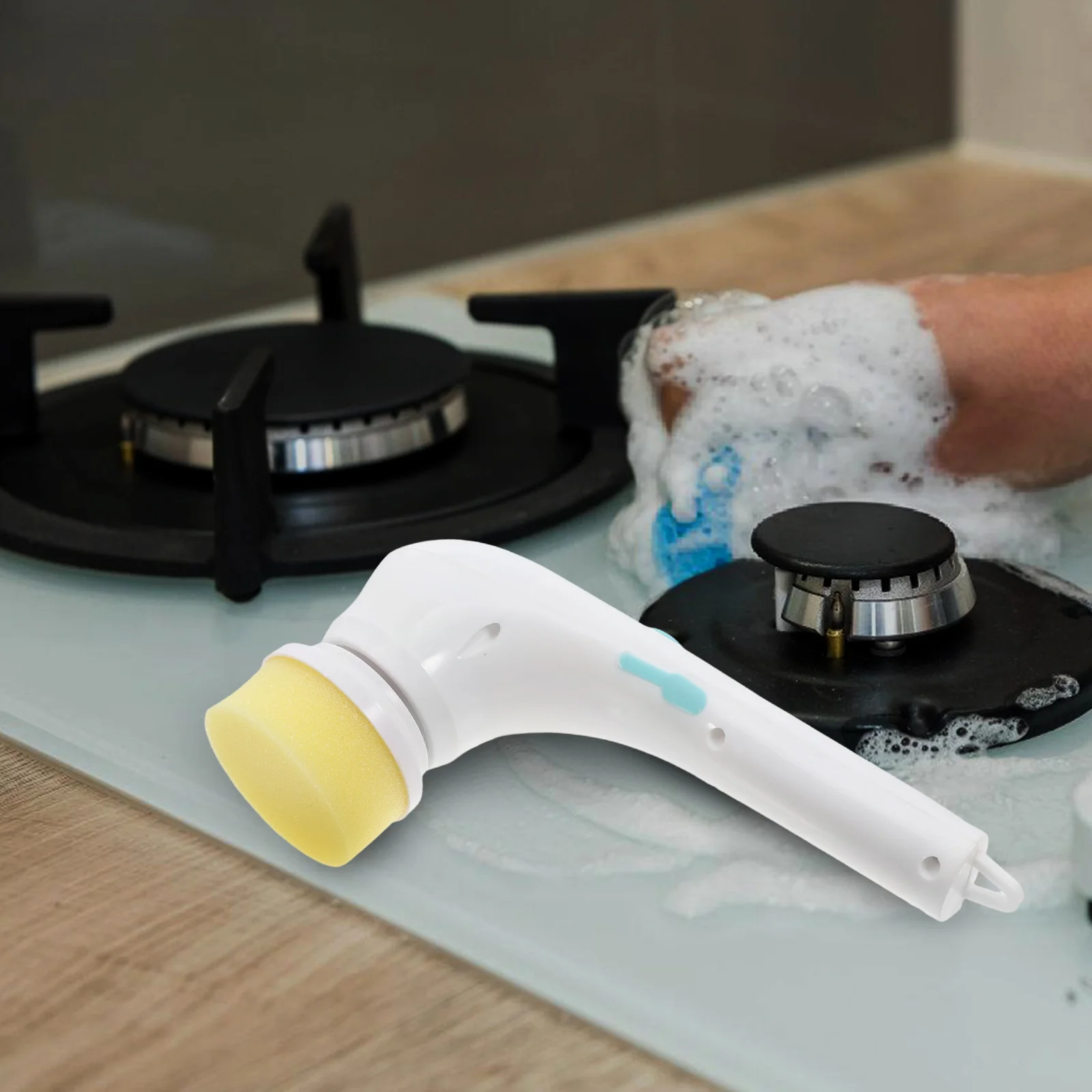 

Electric Cleaning Brush Multifunctional Cleaner for Bathroom Kitchen Tile Scrubber Stove Automatic Power Handheld