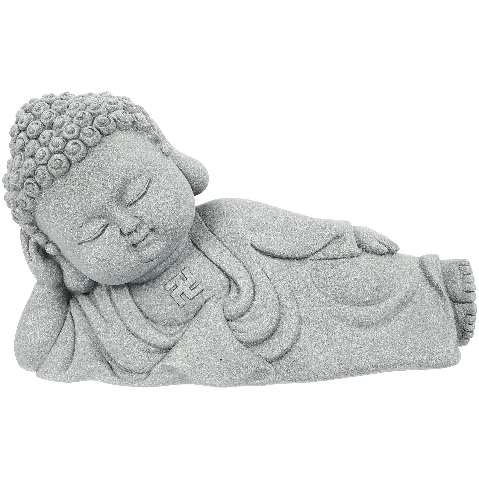

Buddha Statue Decor Elegant Sculpture for Home Office Garden Unique Meaning Cultural Symbol Bright Fish Tank Decor