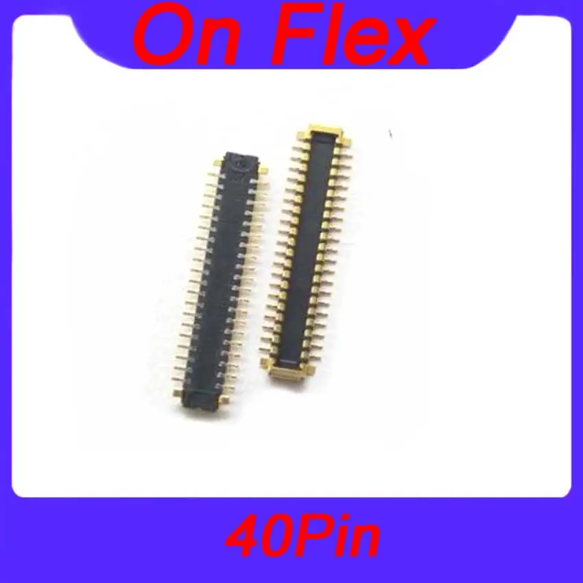 2Pcs LCD Display FPC Connector On Board For Xiaomi Redmi Note8pro Note 8 7 Pro Hongmi 7pro 8Pro Note 7 8 Screen Plug Flex 40pin