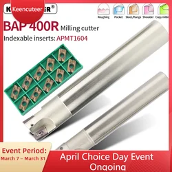BAP400R milling cutter holder right angle milling cutter CNC boring bar carbide milling cutter is suitable for APMT1604 blade