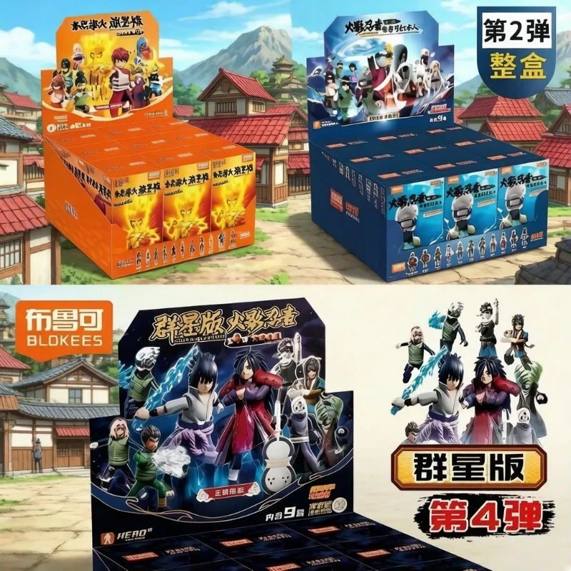 jouets-de-construction-originaux-blokees-naruto-figurines-d'action-uzumaki-kakashi-itachi-jiraiya-pain-hinata-modeles-a-assembler-jouets-pour-enfants