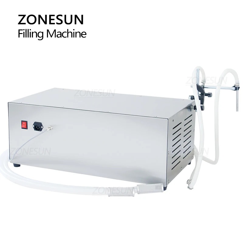 ZONESUN ZS-YTPPR2 Semi-automatic Filling Machine Cosmetics Equipment Juice Liquid Bottle Filler Manufacturing Machine