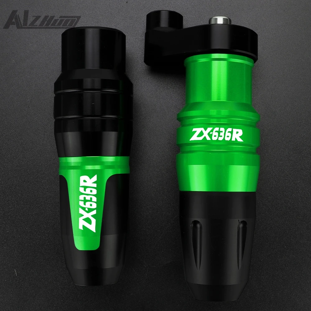 Motorcycle Falling Protection Frame Exhaust Slider Faring Guard Crash Protector For KAWASAKI ZX636 ZX636R Ninja ZX 636 ABS
