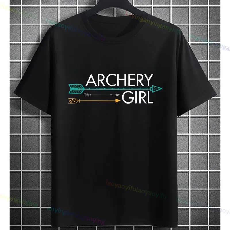 Archery Is Not A Hobby Funny Slogan T-Shirt with Survival Bowman Archer Bowhunting Pure Cotto Casual Short-sleev O-neck Tshirt