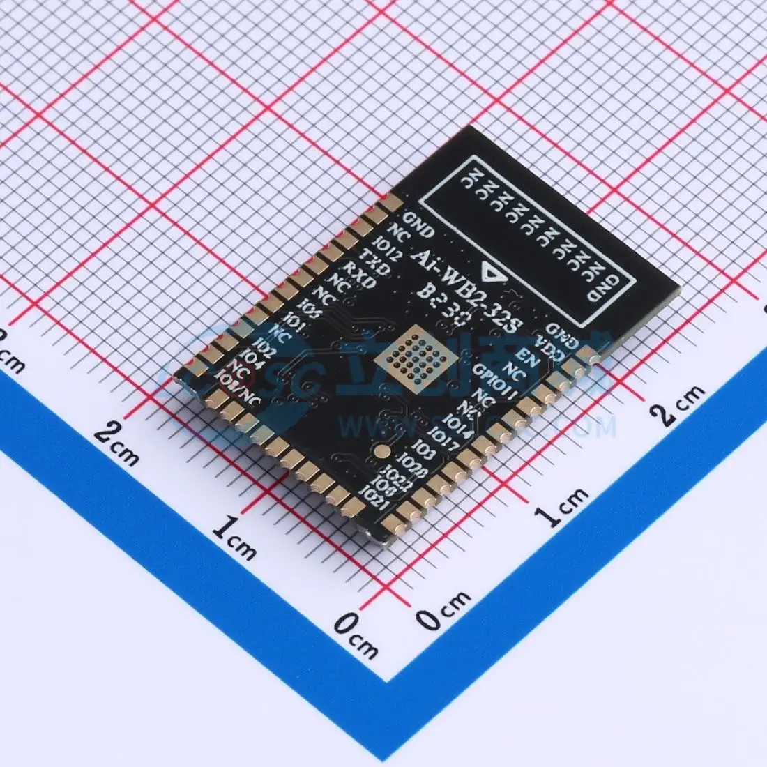 5pcs Ai-WB2-32S SMD-38P BL602chip 802.11b/g/n BLE5.0 I2C UART SPI WiFi Wireless Module for Smart Home System