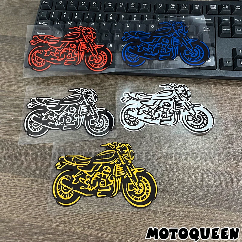 Motorcycle Aluminum Alloy Tank Pad Side Cover Box Helmet Front Fairing Wind Body Decor Reflective Decals Stickers for Z900rs