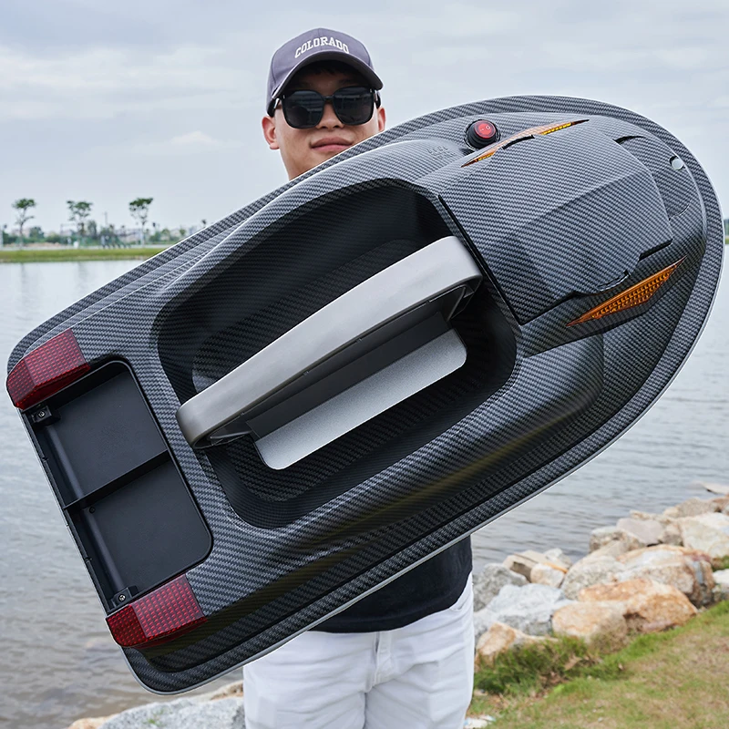 HONGXUNJIE HJ817 GPS Fishing Tool Smart Cruise Control RC Bait Boat Dual Motor Low Noise 3.5KG Loading 500M With Night Lights