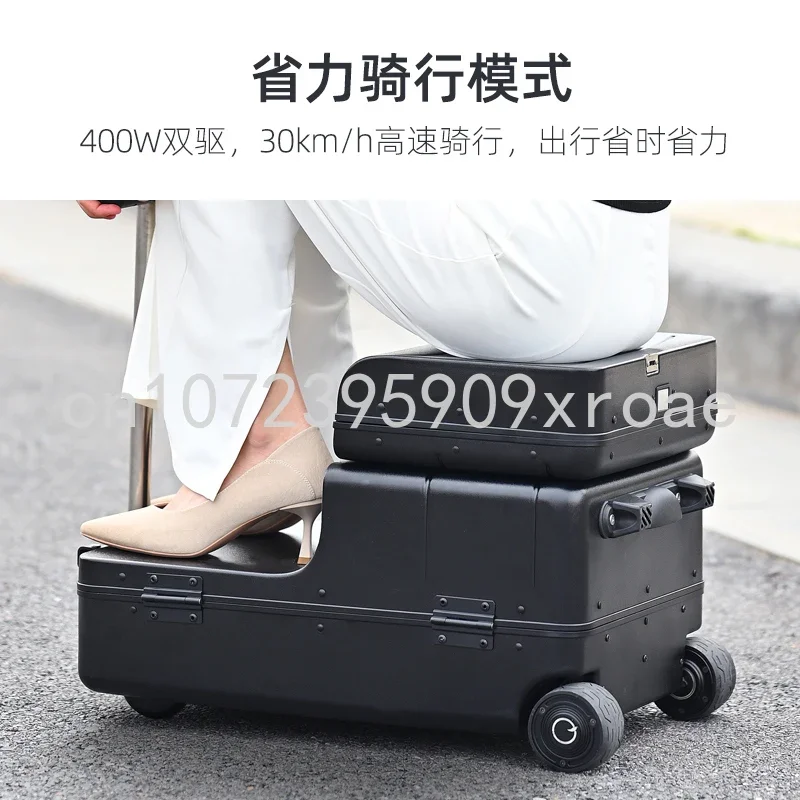 

S1 Smart Riding Boarding Bag Elderly Scooter 20-Inch Electric Luggage Multi-Function Trolley Suitcase