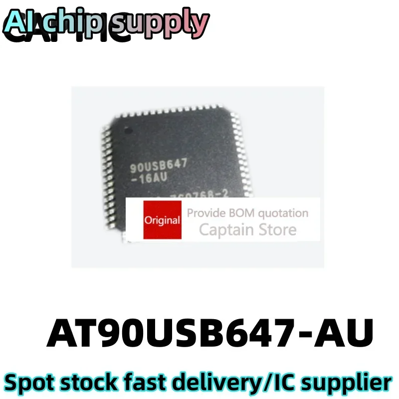 5PCS  AT90USB647-AU QFP64