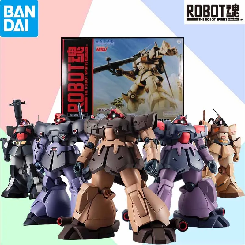 Bandai оригинальный комплект модели ROBOT SOUL RICK DOM ZWEI экшн-фигурка модель игрушки подарки для мальчика Коллекционная пенопластовая коробка отправляет 135 мм