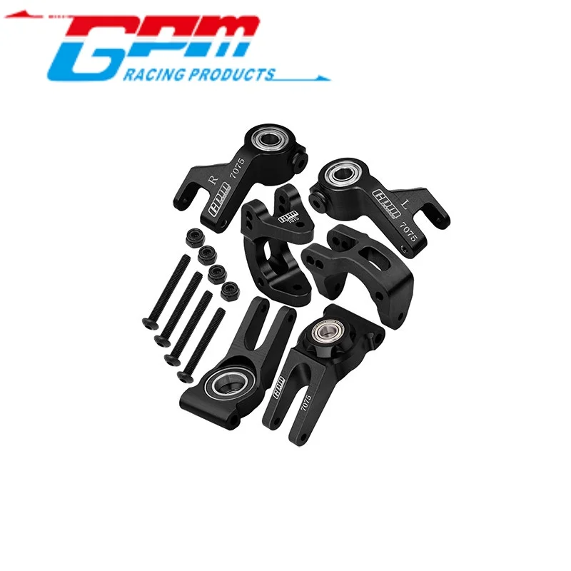 GPM MGO192122 ALUMINUM 7075 FRONT C HUBS & FRONT STEERING BLOCK & REAR HUB（LARGER INNER BEARINGS）FOR ARRMA 1/10 GORGON 4X2 MEG