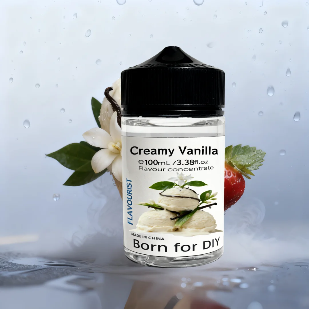 Flavourist Creamy Vanilla Aroma Flavoring Water Solubility E Flavors Concentrate For Wape Diy Best view 3