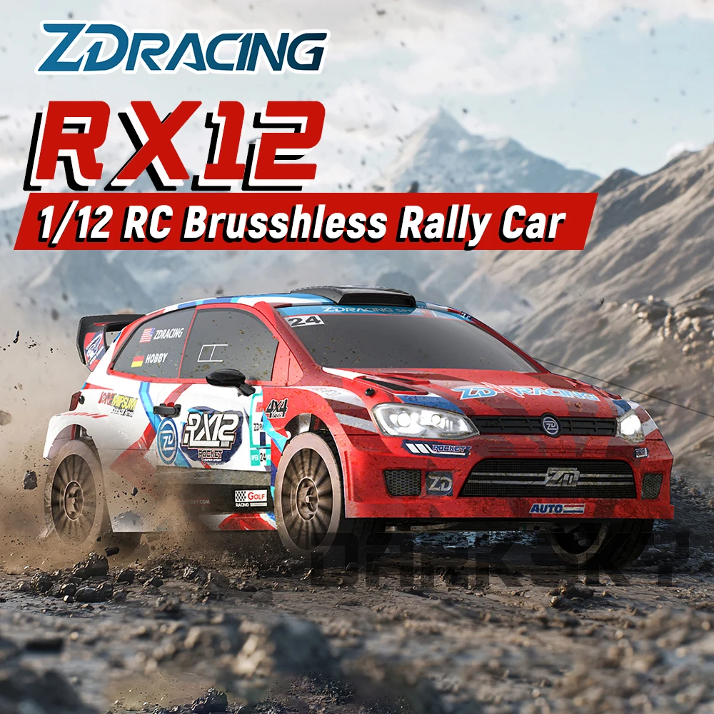 

ZD RACING RX12 Бесщеточный RTR 1/12 RC RC Электрический пульт дистанционного управления Модель автомобиля Ралли Гонки Взрослые Детские игрушки