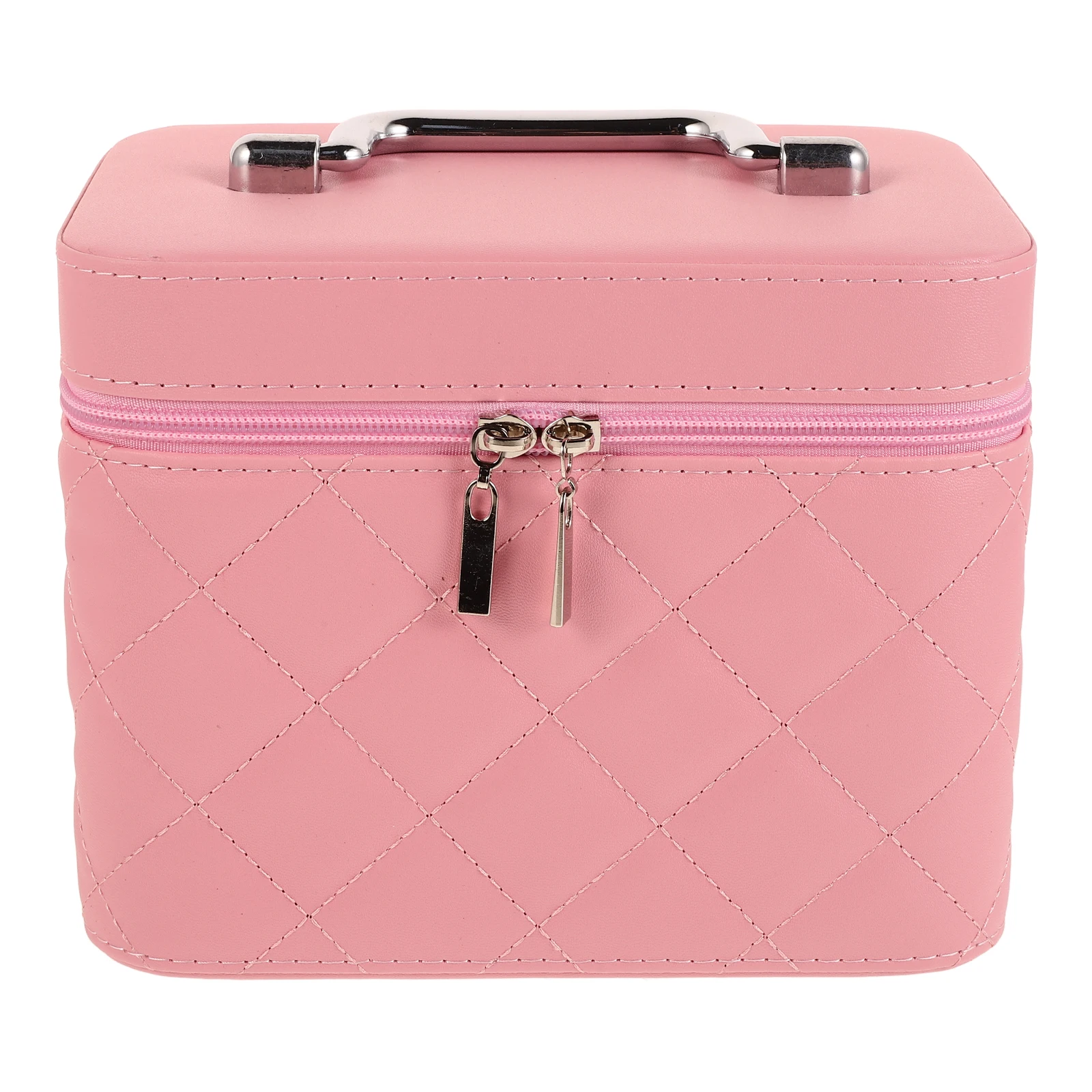 

Stylish Makeup Organizer Bag Travel Case With Handle Large Capacity Durable Vanity Organizer For Women Multi Functional