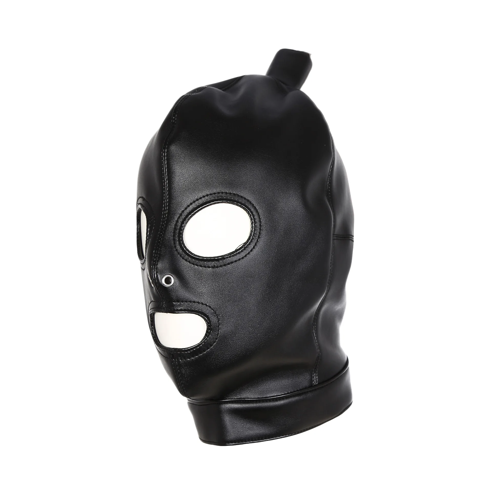 Punk Leather Head Mask for Role Playing Anime Unisex Party Stage Props