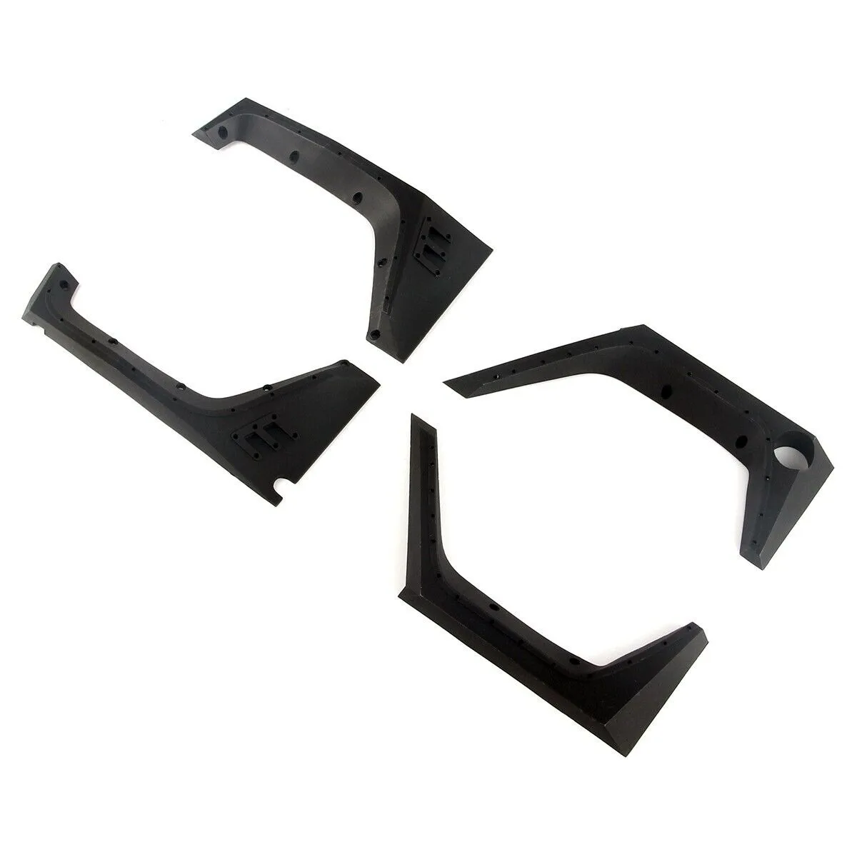 LCX Racing 1/10 RC Crawler Car DIY Nylon Mud Guard Fender Flare for Axial SCX10 II 90046 90047 Body Upgrades Parts Accessories