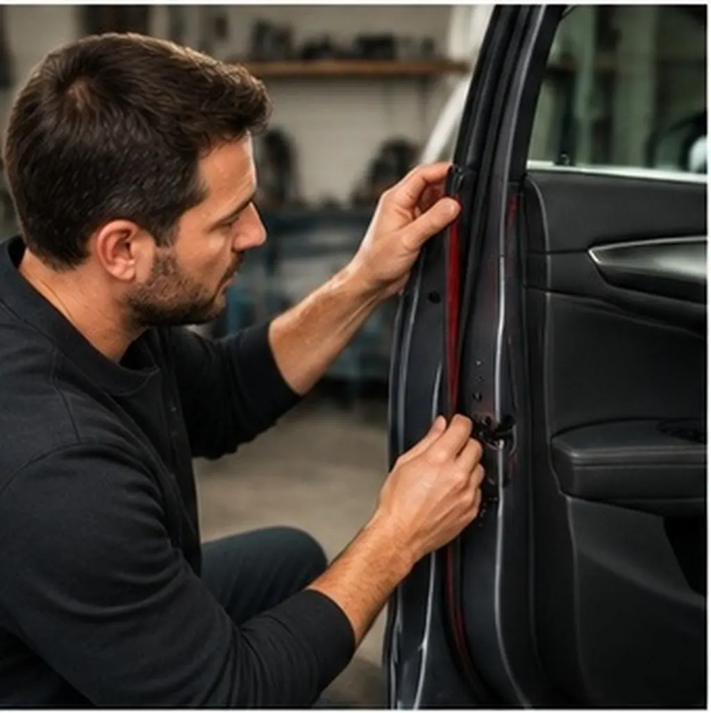 4 Meters Car Door Seal Strip Vehicle Door Protector Flexible Rubber Weatherproof Noise Isolation Guard Car Isolation Noise Seal