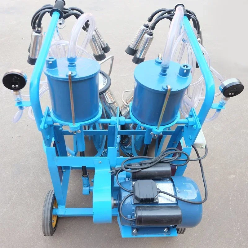 YYHC-High-yield Small-size Livestock Milking Machine Double-barrel Portable Milking Machine For Cow Goat Sheep And Camel