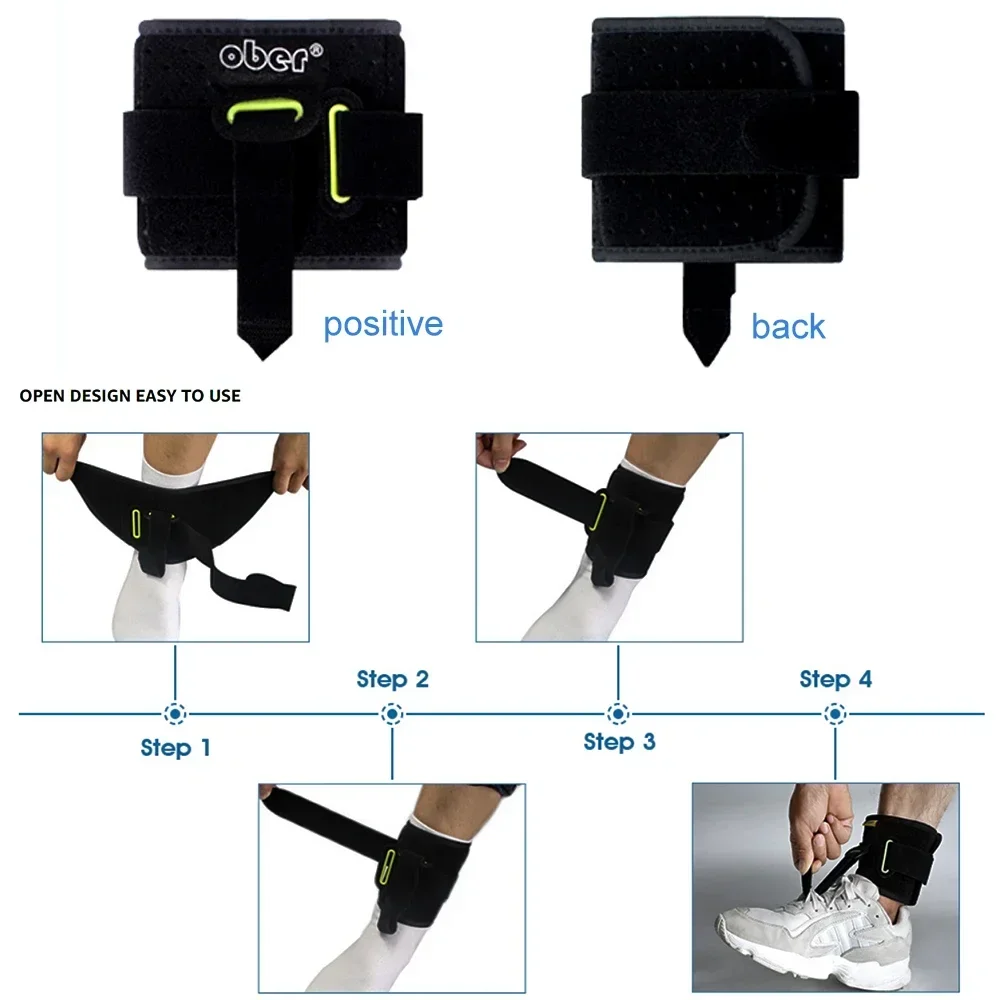 Foot UP Adjustable Drop Foot Ankle Brace Strap for Walking, AFO Brace Orthosis for Plantar Fasciitis Hemiplegia Strok Support