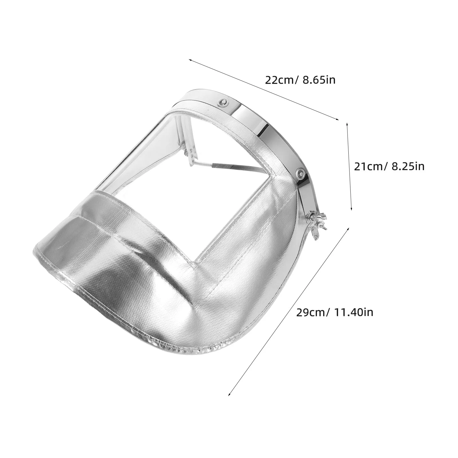 Safety Face Mask Shield Foil Heat Resistant Industrial Cutting Visor Ratchet Headgear Grinding Protection Shield