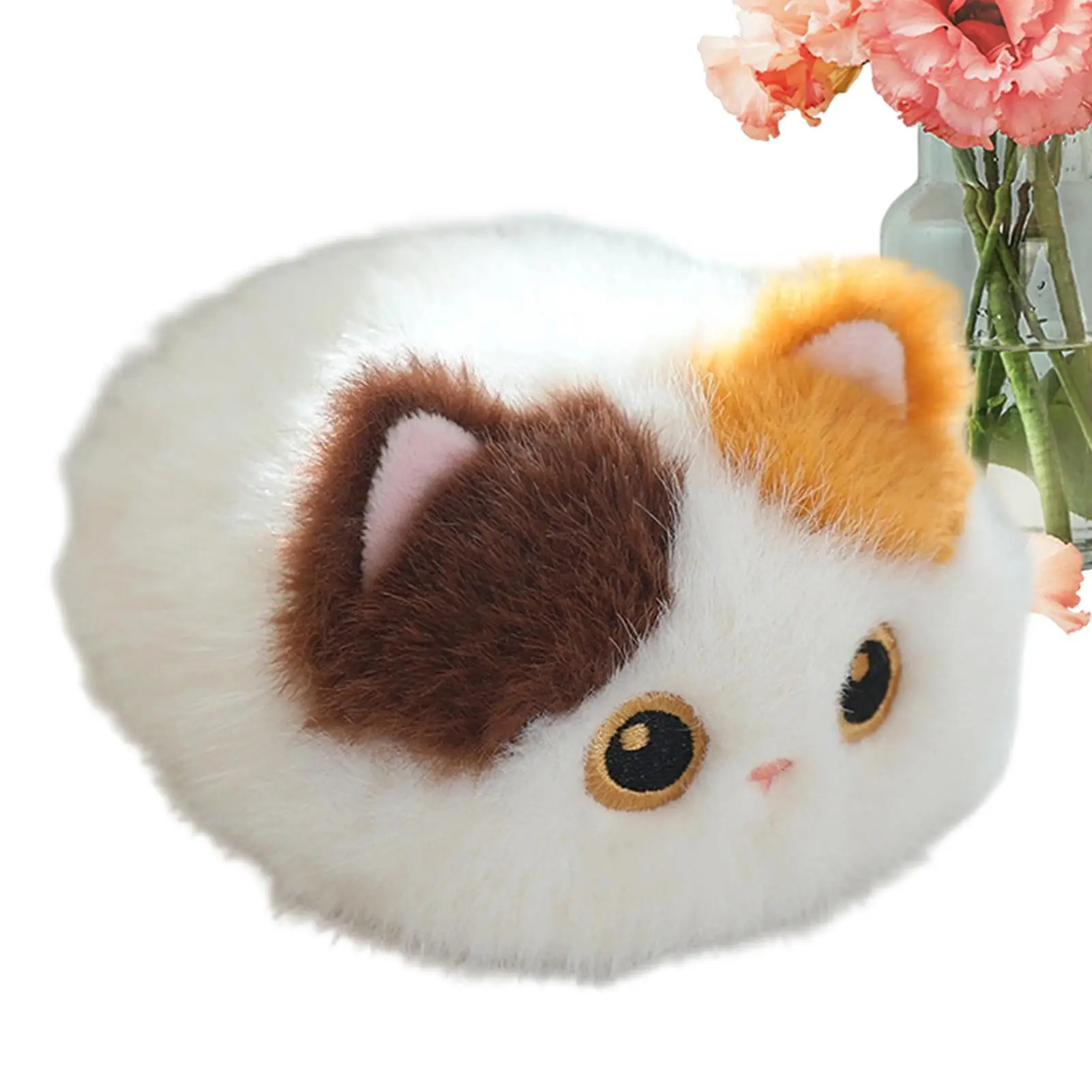 Plush Cat 20cm Soft Fuzzy Collectible Realistic Doll Stuffed Animals Cat Kitten Plush For Boys Girls Family Friends Home Office