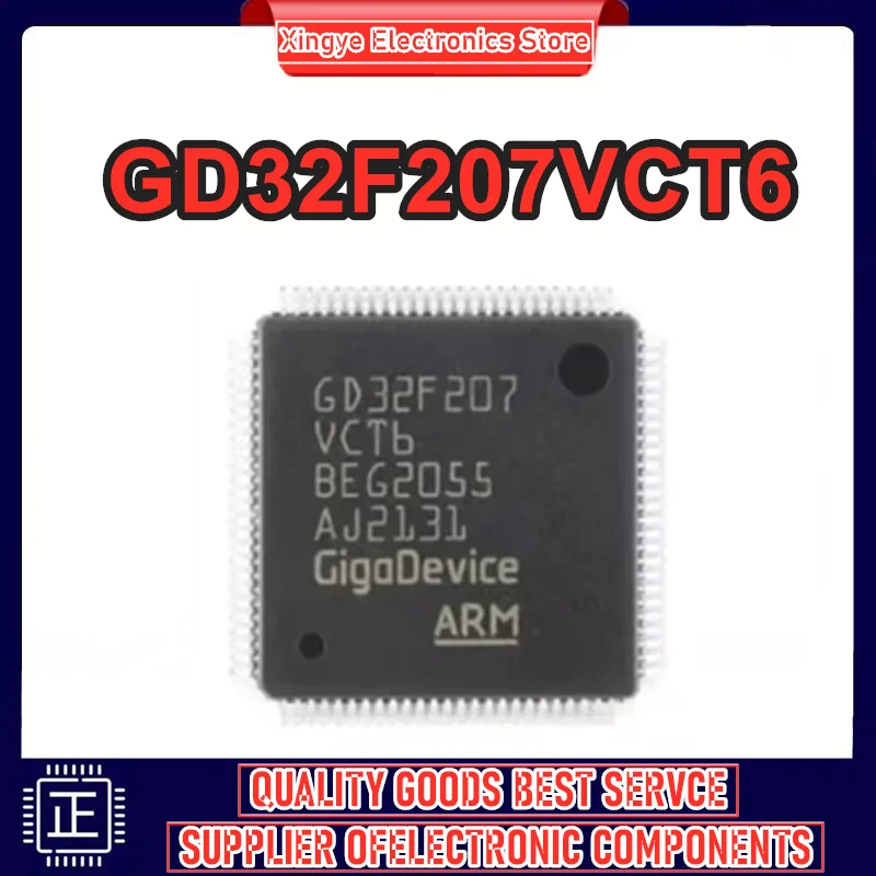 GD32F207VCT6 GD32F207VCT GD32F207VC GD32F207V GD32F207 207VCT6 GD32F20 GD32F2 GD32F GD32 GD IC MCU Чип LQFP-100 на складе