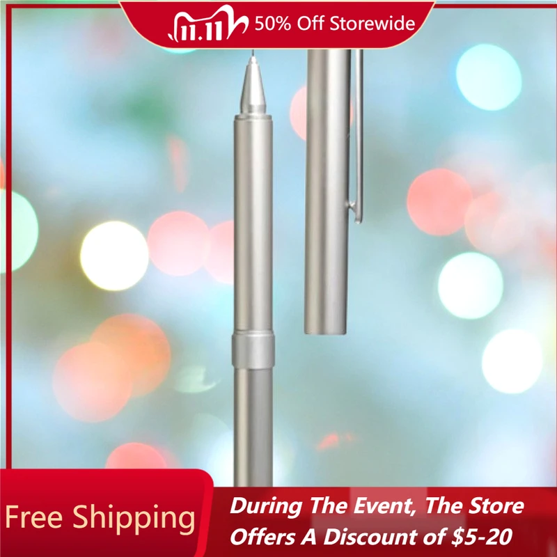 

Japanese Stationery Aluminum Pocket Mechanical Pencils Black 0.5mm Kawaii Student Cute Automatic Pencil Art Writing Pencils