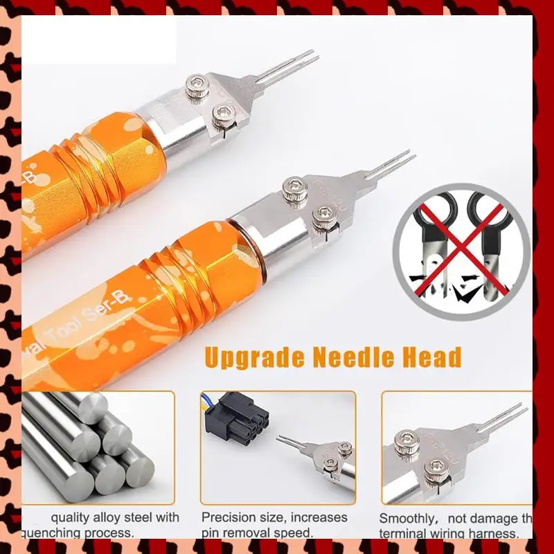 

A72P 2 упаковки для извлечения штифтов Molex, набор инструментов для разъема клемм для Molex MX3.0, инструмент для извлечения клемм «папа/гнездо»