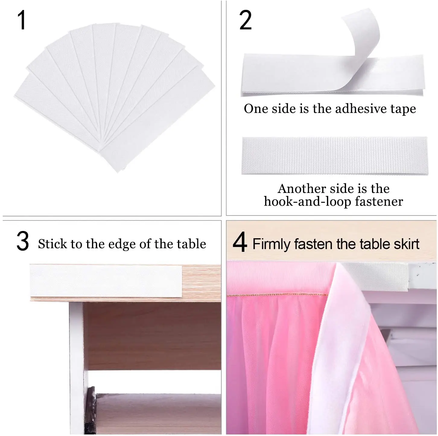 183X77CM Rainbow Tulle Table Skirt Color Table Skirting for Unicorn Theme Decoration Party Birthday Baby Shower Gender Reveal