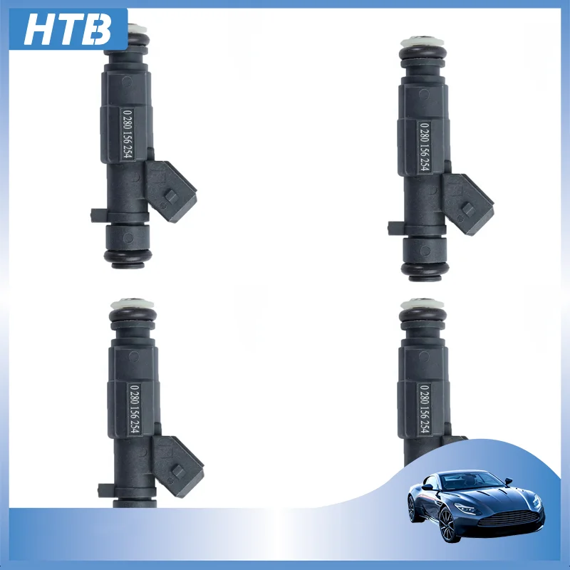 

HTB 4 шт. для Volkswagen Fox Polo Suran 2005 Jaguar XJ8 Land Rover Range Rover Sport 4.2L 4.4L 06-2009 0280156254 Топливная форсунка