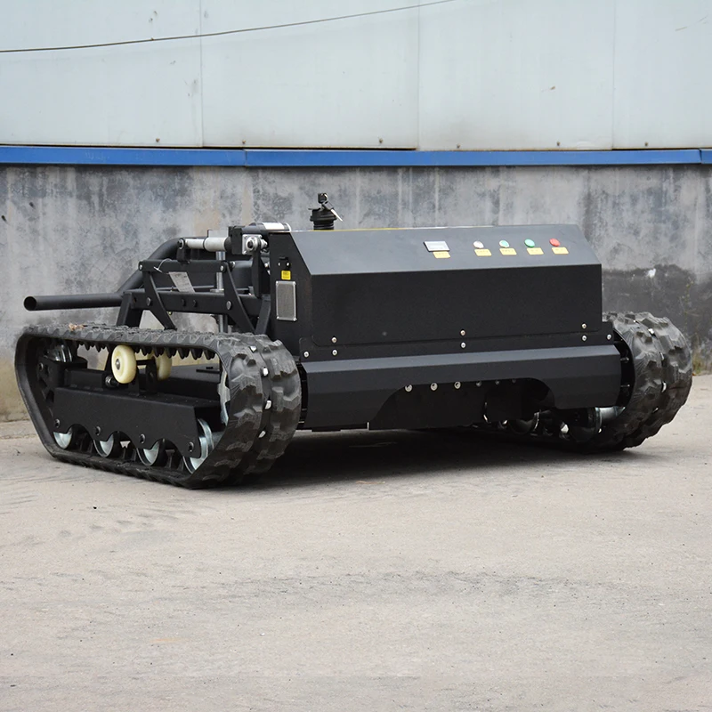 Customized Remote-Controlled Lawn Mower, Small Multifunctional Four Stroke Crawler Lawn Mower, Garden Farm Lawn Mower