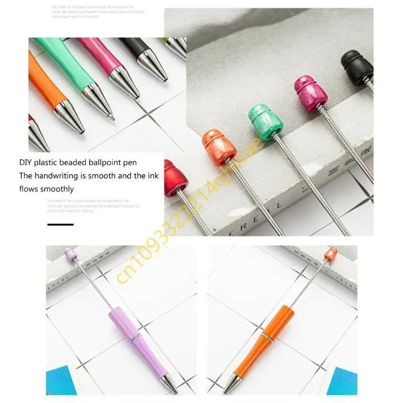 

260Pcs DIY Heat Transfer Pens with Beadable Ballpoint Pen, Beads