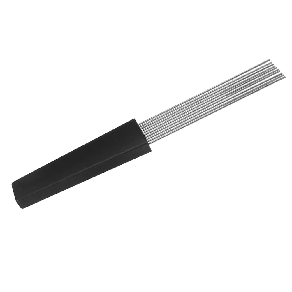 Guiro Metal Scraper Anti Slip Guiro Brush Latin Percussion Musical Instruments Parts Training Tools